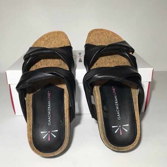 Isaac Mizrahi Live! Faux Leather Sandal - Picture 6 of 8